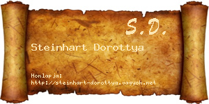 Steinhart Dorottya névjegykártya