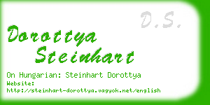 dorottya steinhart business card